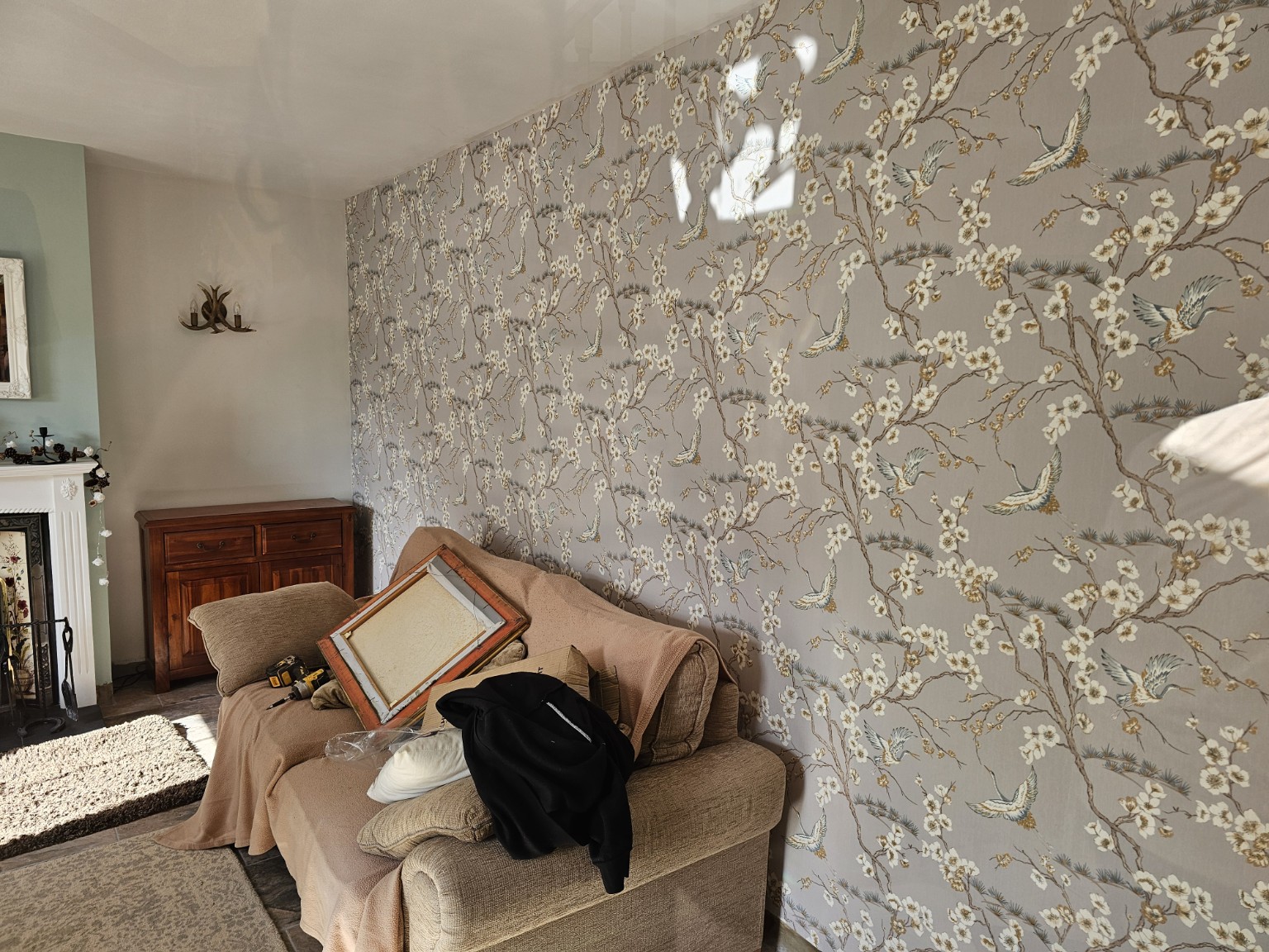 Wallpaper feature wall